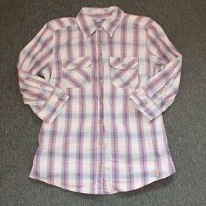 Women's Carhartt Plaid Button Down
